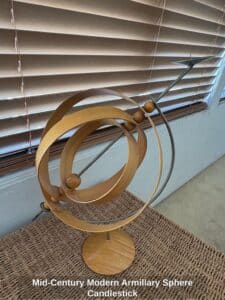 Mid-Century-Modern-Armillary-Sphere-Candlestick-second-image-1