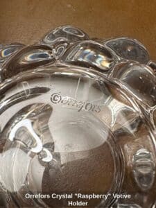 Orrefors-Crystal-Raspberry-Votive-Holder-second-image-1
