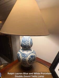 Ralph-Lauren-Blue-and-White-Porcelain-Double-Gourd-Table-Lamp-second-image-1