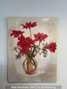 Red-Anemone-Still-Life-Oil-Painting
