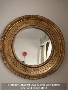 Vintage-Giltwood-Oval-Mirror-with-Laurel-Leaf-and-Berry-Motif-1