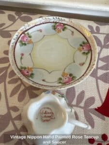 Vintage-Nippon-Hand-Painted-Rose-Teacup-and-Saucer-second-image