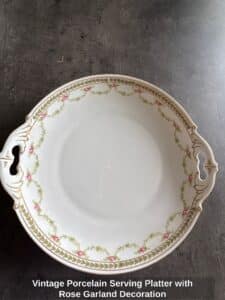 Vintage-Porcelain-Serving-Platter-with-Rose-Garland-Decoration