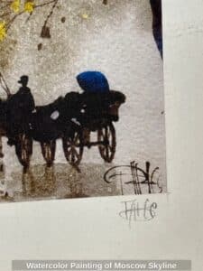 Watercolor-Painting-of-Moscow-Skyline-third-image