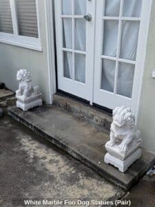 White-Marble-Foo-Dog-Statues-Pair-third-image-1
