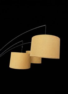 Adesso-Trinity-Arc-Floor-Lamp-with-Three-Drum-Shades-second-image-1