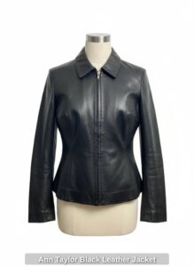 Ann-Taylor-Black-Leather-Jacket