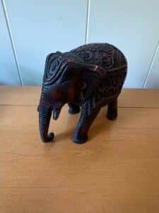 Carved-Wood-Elephant-Figurine-1