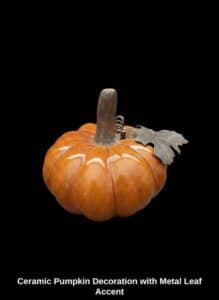 Ceramic-Pumpkin-Decoration-with-Metal-Leaf-Accent