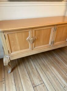 French-Provincial-Style-Light-Wood-Sideboard-or-Credenza-1