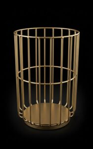 Gold-Metal-Birdcage-Candle-Holder-or-Dessert-Stand