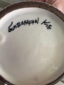 Guatemalan-Pottery-Mug-with-Peacock-Motif-third-image