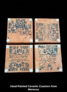 Hand-Painted-Ceramic-Coasters-from-Morocco-second-image