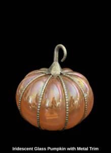 Iridescent-Glass-Pumpkin-with-Metal-Trim
