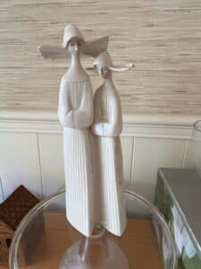 Lladro-Two-Nuns-Porcelain-Figurine-