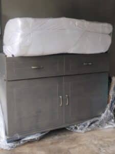 Modern-Grey-Wood-Dresser-with-Mattress