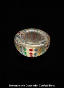 Murano-style-Glass-with-Confetti-Dots