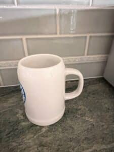 OBACHT-Heimat-Blue-Gingham-Heart-Ceramic-Mug-second-image