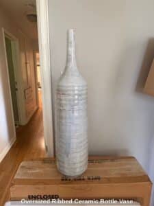 Oversized-Ribbed-Ceramic-Bottle-Vase