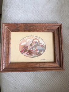 Roberta-Grandma-is-another-word-for-love-Framed-Print