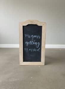 Rustic-Distressed-Wood-Framed-Chalkboard-Wedding-Sign