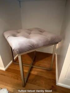 Tufted-Velvet-Vanity-Stool