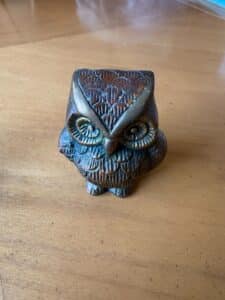 Vintage-Bronze-Owl-Figurine