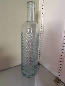 Vintage-Diamond-Cut-Glass-Bottle-Vase