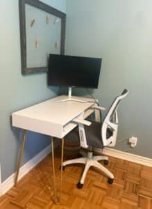 White-Writing-Desk-with-Gold-Hairpin-Legs-and-Drawer