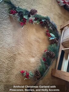 Artificial-Christmas-Garland-with-Pinecones-Berries-and-Holly-Accents-1