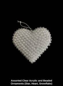 Assorted-Clear-Acrylic-and-Beaded-Ornaments-Star-Heart-Snowflake-second-image-1
