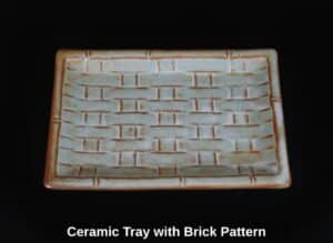Ceramic-Tray-with-Brick-Pattern