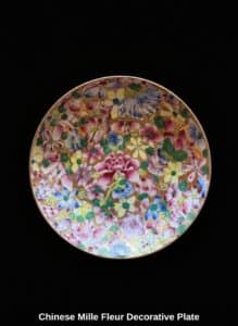 Chinese-Mille-Fleur-Decorative-Plate