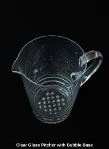 Clear-Glass-Pitcher-with-Bubble-Base-third-image