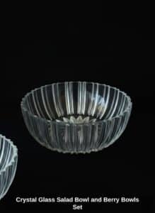 Crystal-Glass-Salad-Bowl-and-Berry-Bowls-Set-third-image