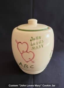 Custom-John-Loves-Mary-Cookie-Jar