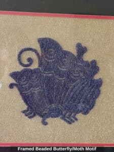 Framed-Beaded-Butterfly-or-Moth-Motif-second-image