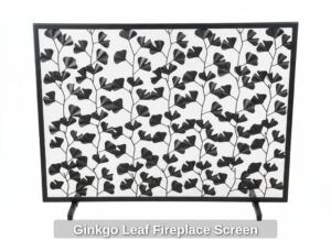 Ginkgo-Leaf-Fireplace-Screen