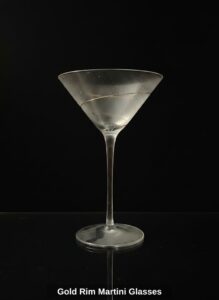 Gold-Rim-Martini-Glasses