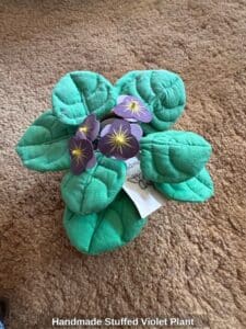 Handmade-Stuffed-Violet-Plant-third-image