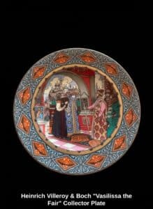 Heinrich-Villeroy-Boch-Vasilissa-the-Fair-Collector-Plate