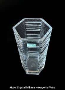 Hoya-Crystal-Mikasa-Hexagonal-Vase-second-image