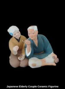 Japanese-Elderly-Couple-Ceramic-Figurine