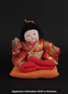 Japanese-Ichimatsu-Doll-in-Kimono