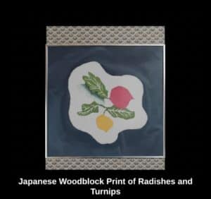Japanese-Woodblock-Print-of-Radishes-and-Turnips