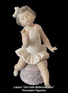 Lladro-Girl-with-Ballerina-Tutu-Porcelain-Figurine