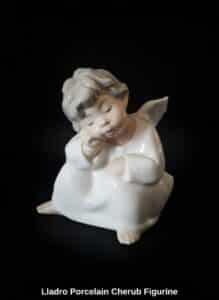 Lladro-Porcelain-Cherub-Figurine