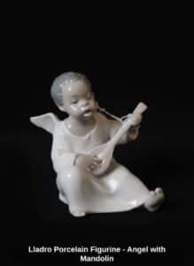 Lladro-Porcelain-Figurine-Angel-with-Mandolin