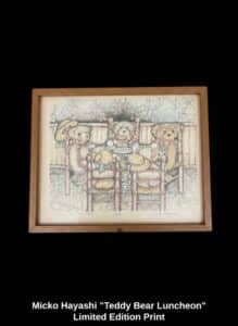 Micko-Hayashi-Teddy-Bear-Luncheon-Limited-Edition-Print
