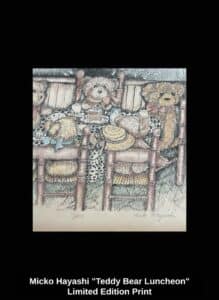 Micko-Hayashi-Teddy-Bear-Luncheon-Limited-Edition-Print-second-image